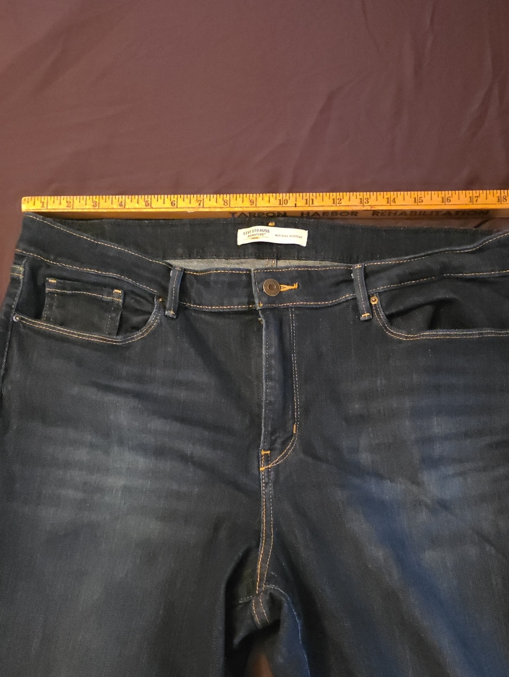 Levi's Women's Boot Cut Dark Blue Jeans